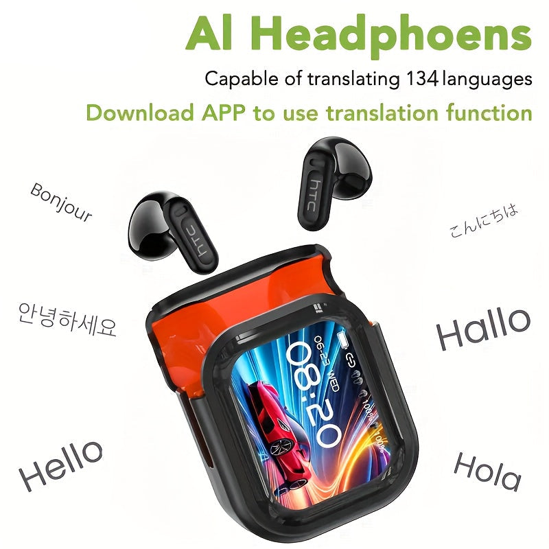 NNETM Wireless Earbuds with Language Translation & HD Sound