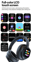 NNETM AI Translation Headphones LCD Touch Wireless Earbuds